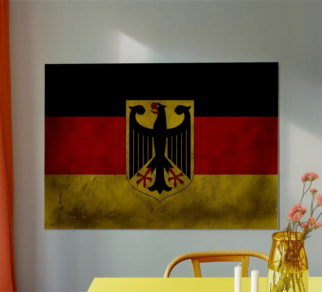 Bandiera vintage della Germania poster da Joshua A Holmes