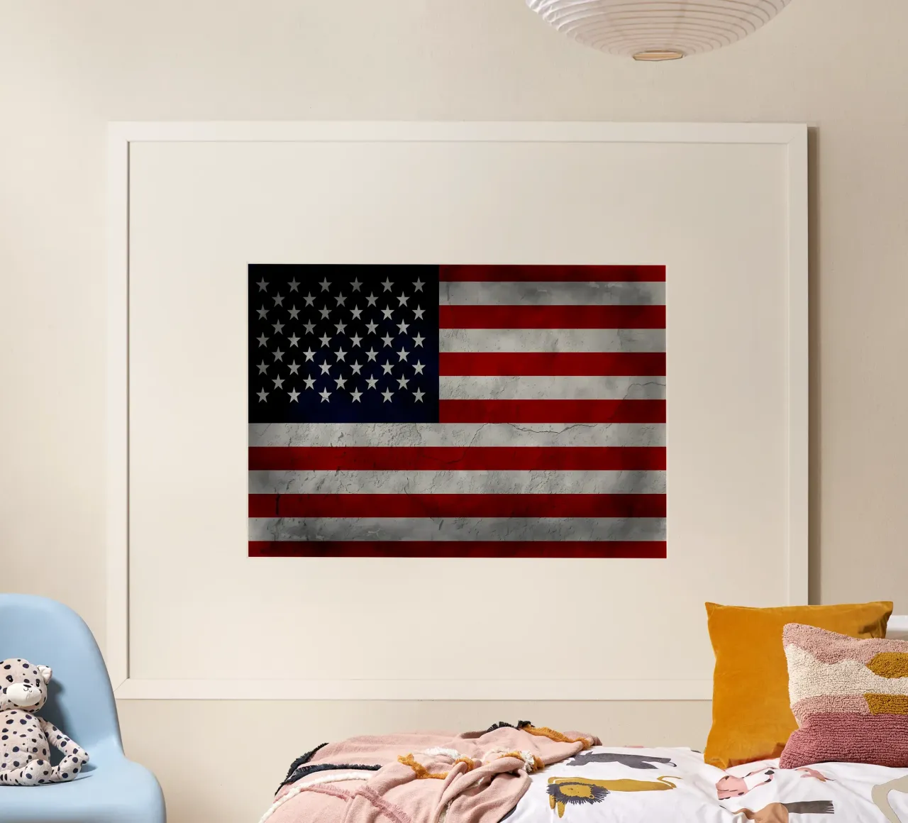 United States vintage flag hahnemühle by Joshua A Holmes