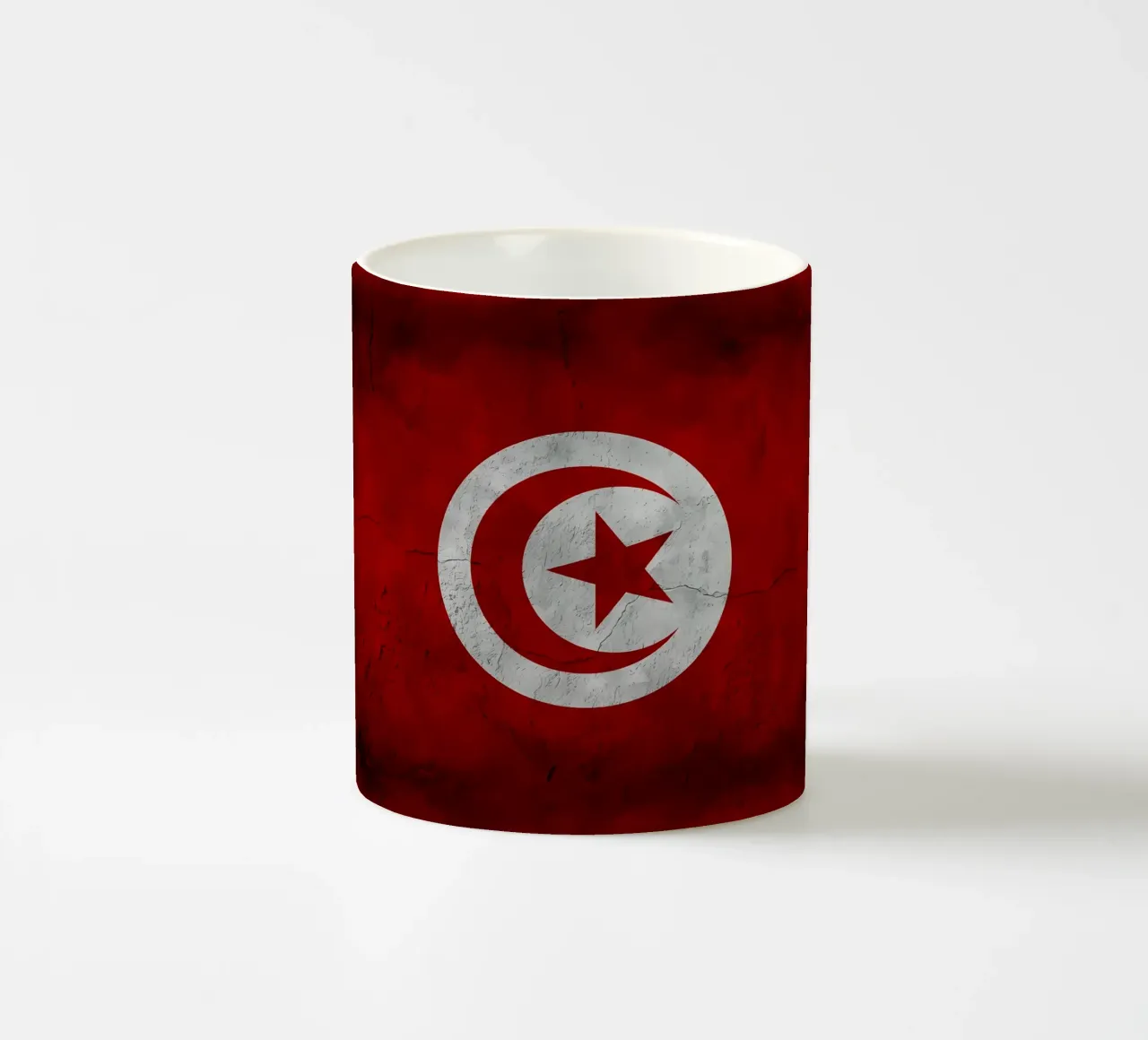 Bandiera d'epoca della Tunisia tazza in ceramica da Joshua A Holmes