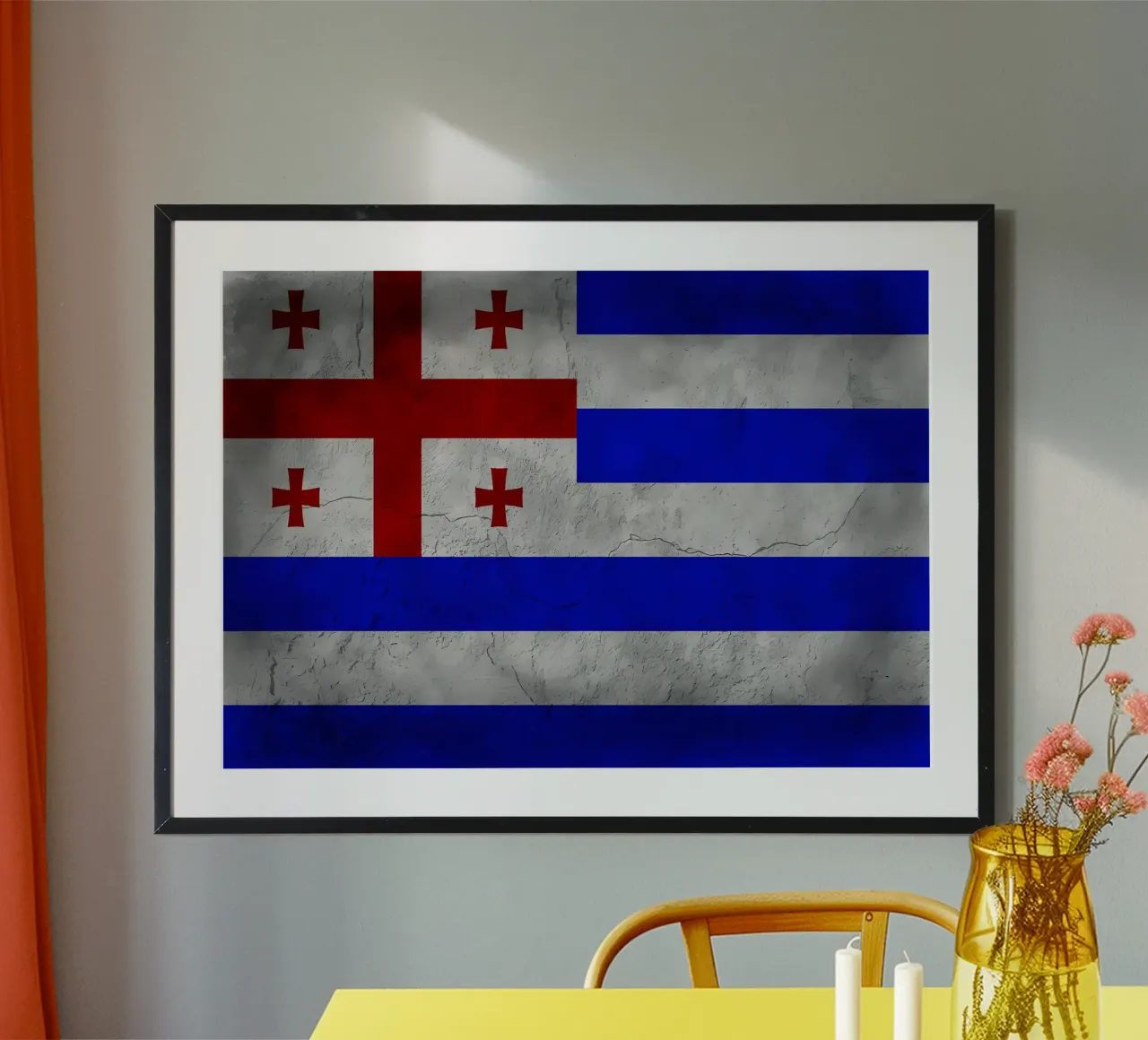 Bandiera d'epoca Ajaria poster da Joshua A Holmes
