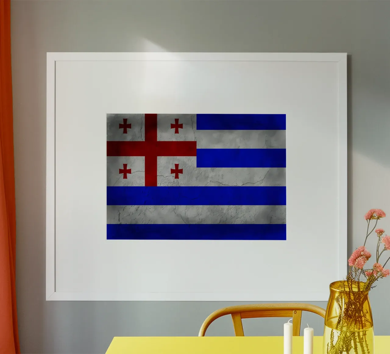 Bandiera d'epoca Ajaria poster da Joshua A Holmes