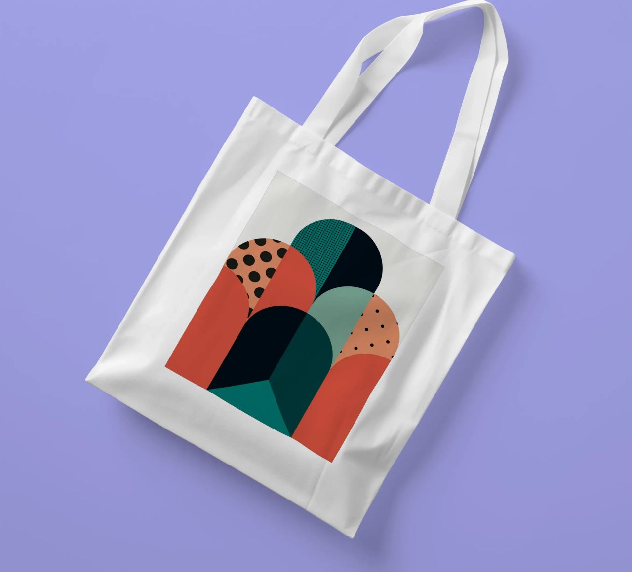 Modern Retro Pattern Series #2 borsa in juta da Stephan Kochs