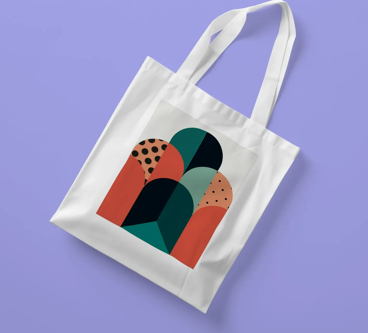 Modern Retro Pattern Series #2 borsa in juta da Stephan Kochs