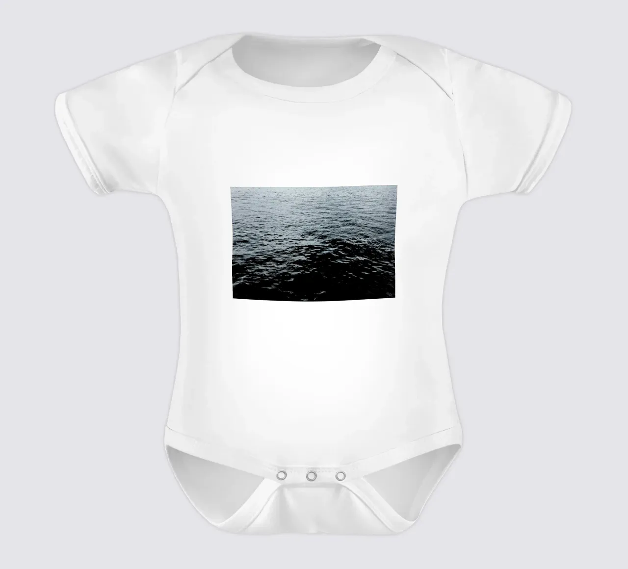Terra Titanic short-sleeve baby romper by Picture On The Fridge