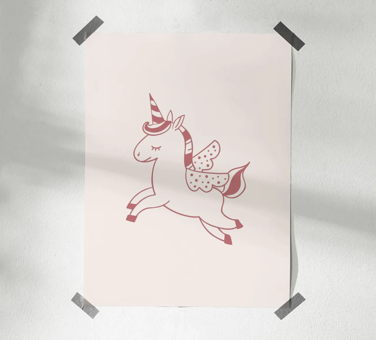 Unicorn poster by KRUTH DESIGN