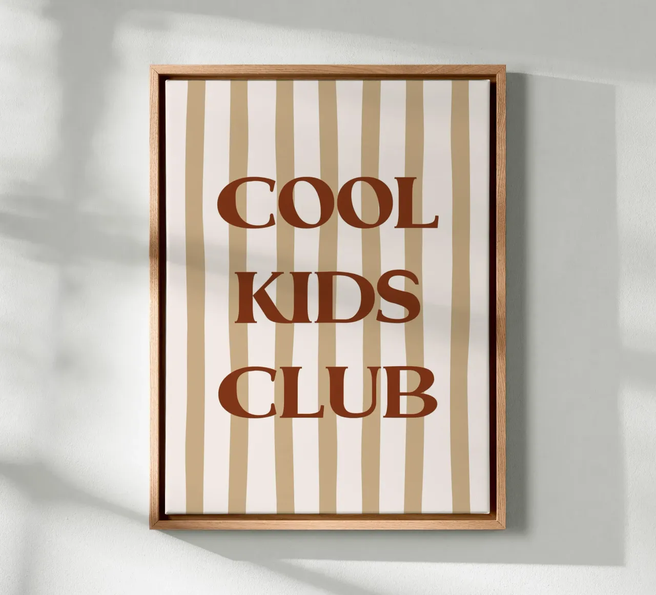 Cool Kids Club canvas by KRUTH DESIGN
