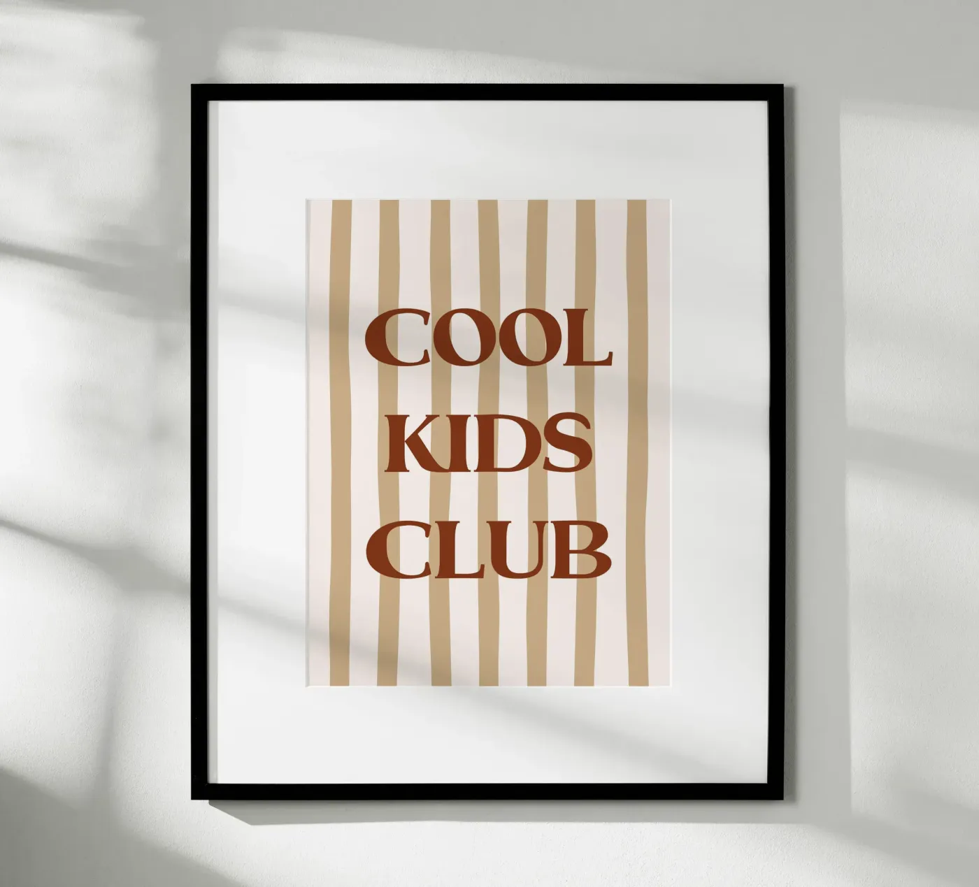 Cool Kids Club poster by KRUTH DESIGN