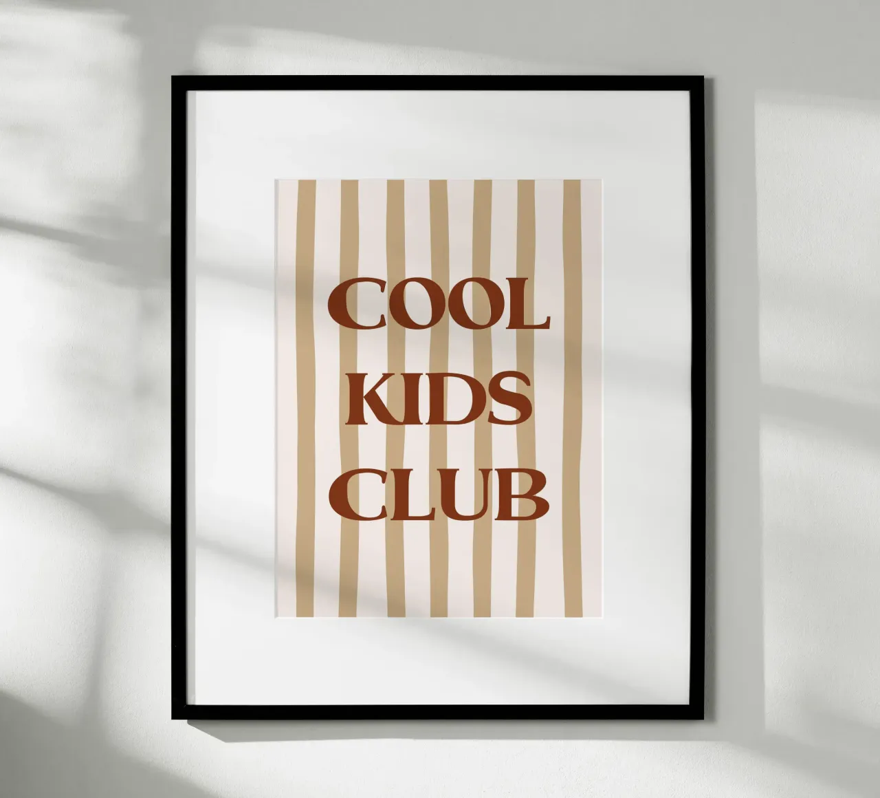 Cool Kids Club poster van KRUTH DESIGN