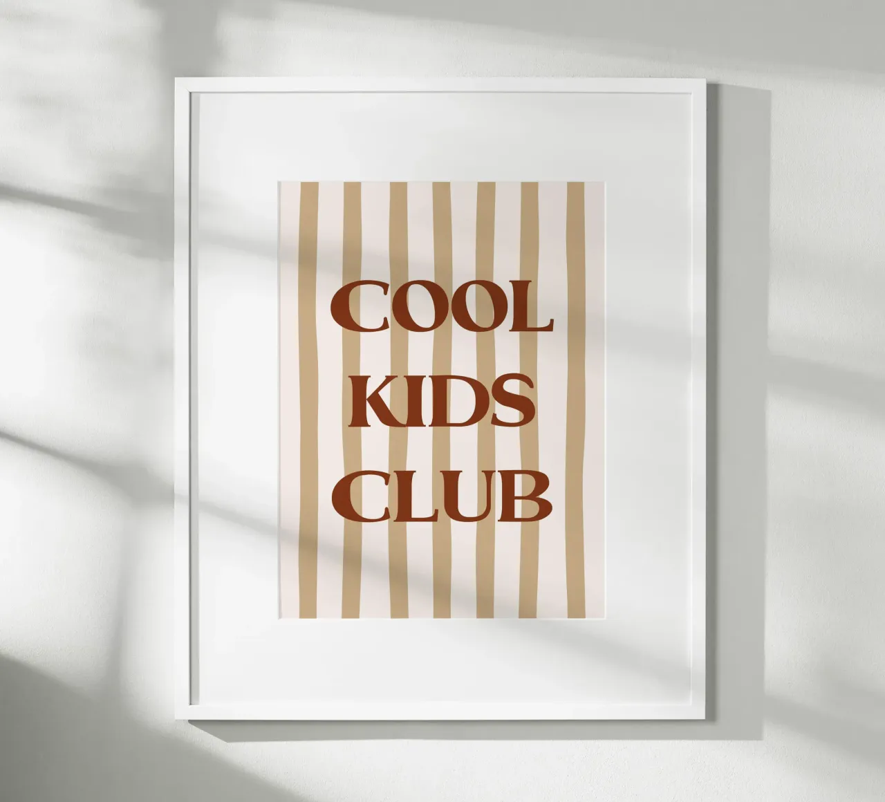 Cool Kids Club poster van KRUTH DESIGN