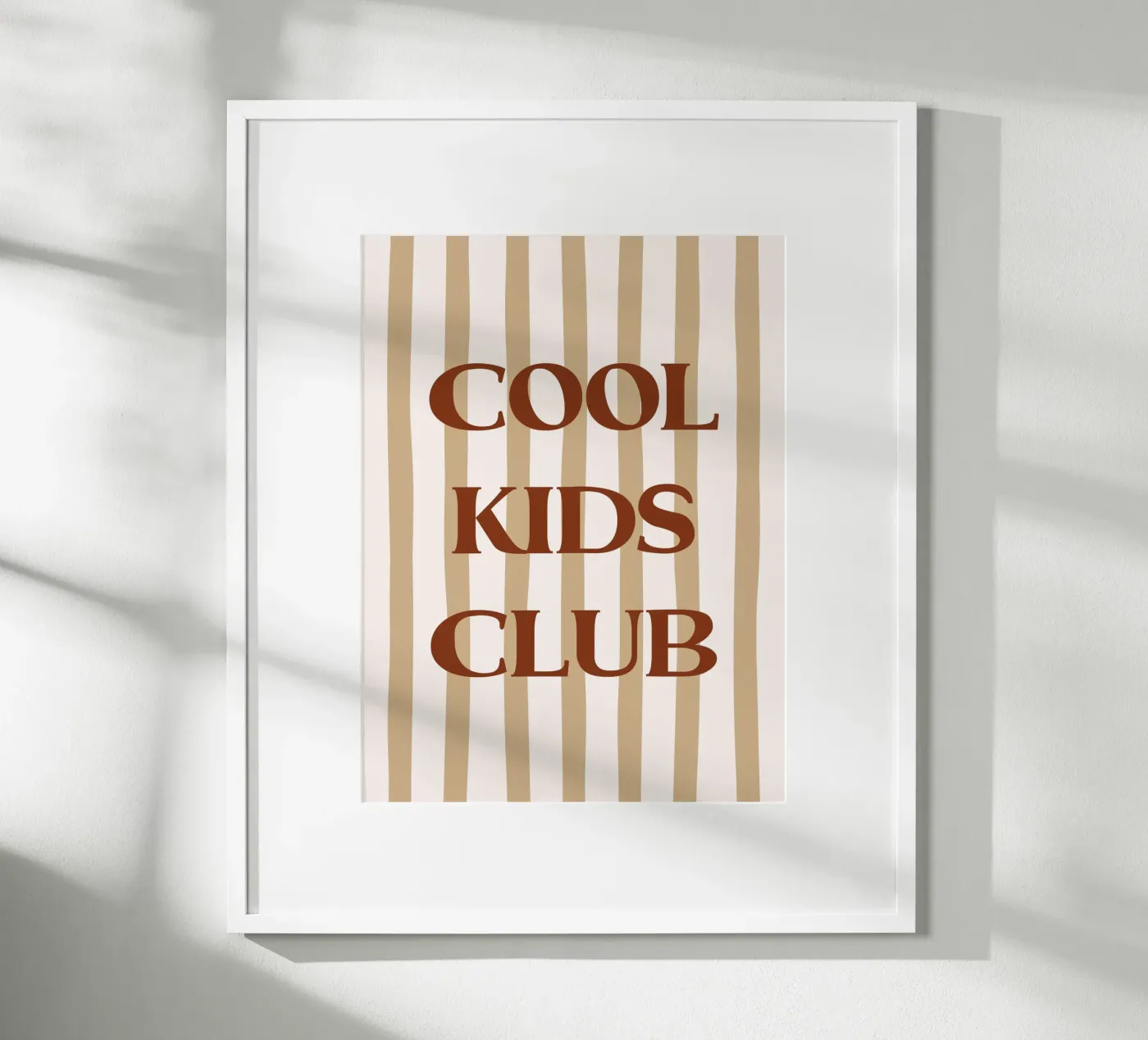 Cool Kids Club poster by KRUTH DESIGN