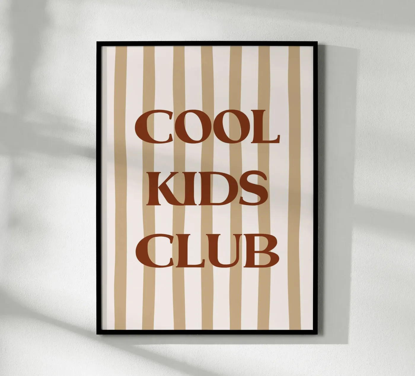 Cool Kids Club poster by KRUTH DESIGN