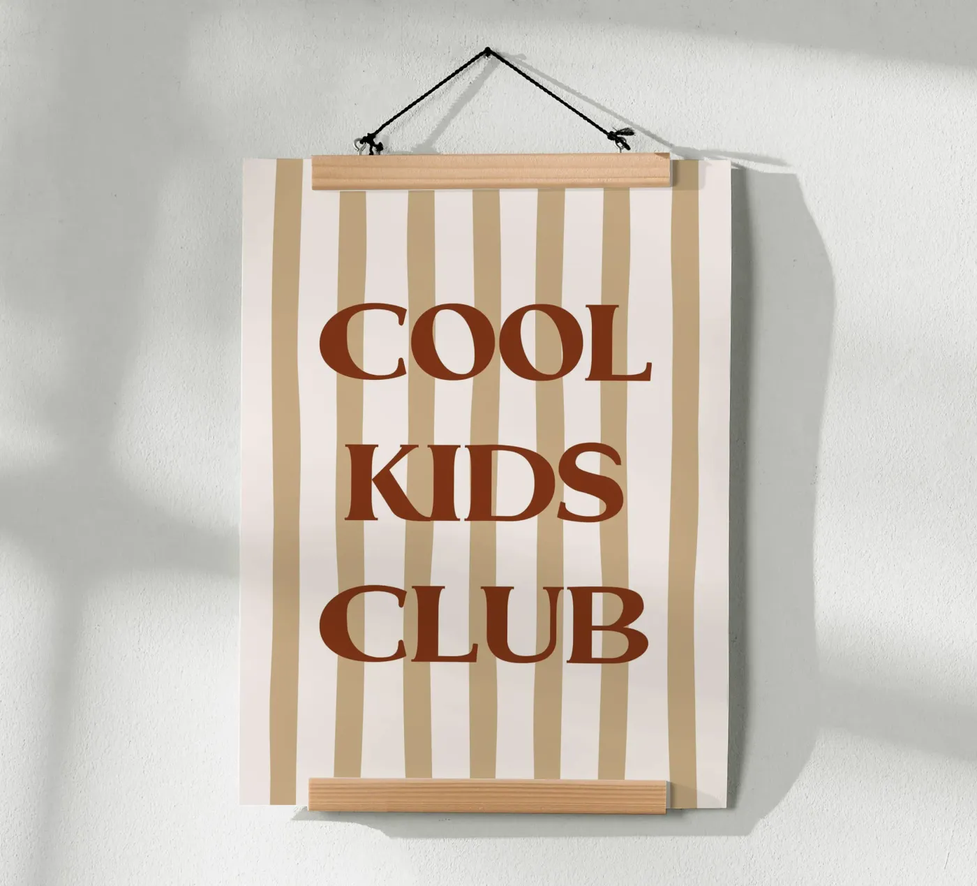 Cool Kids Club poster by KRUTH DESIGN