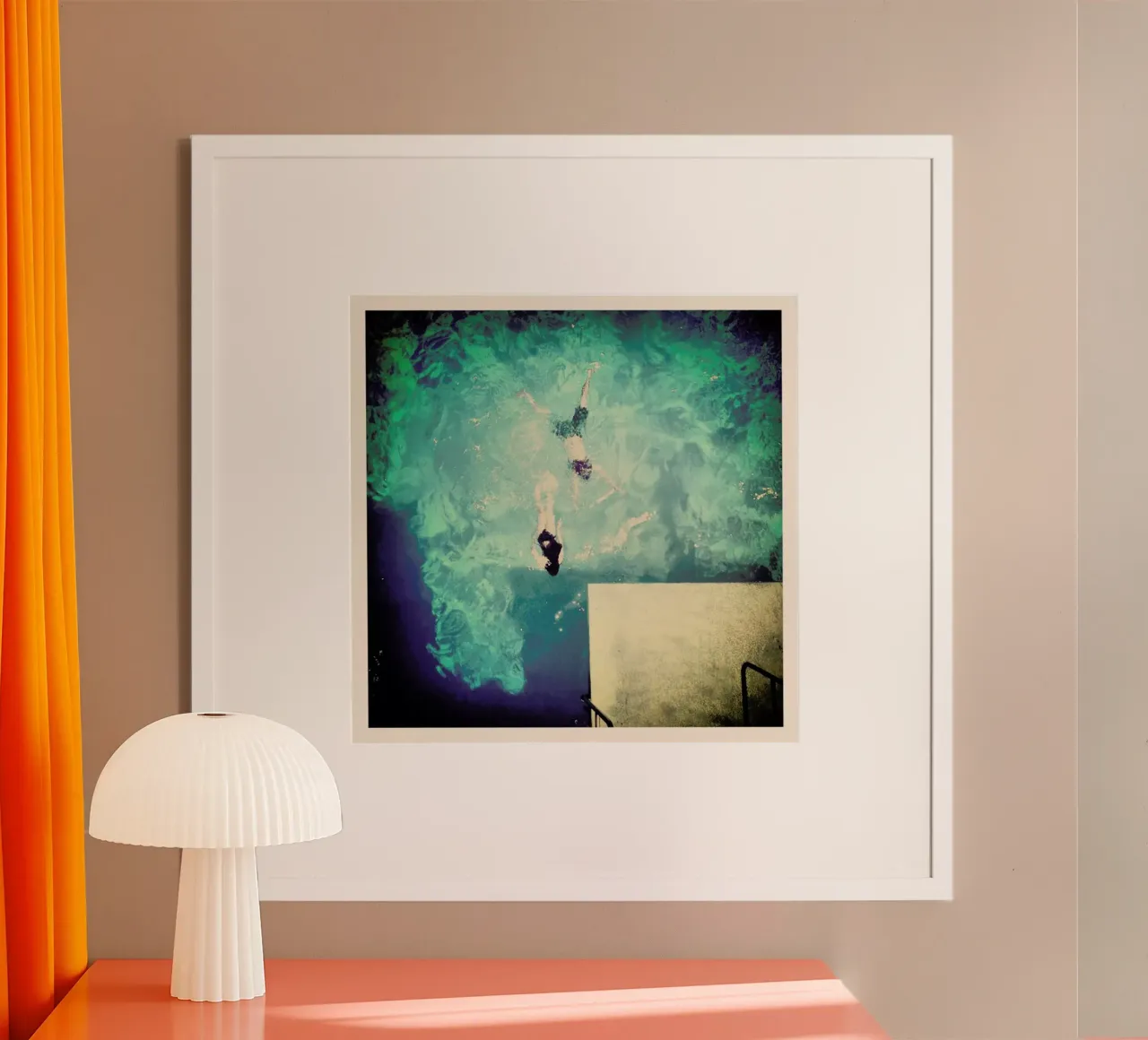 Island Life poster con telaio in plastica da Ballack Art House