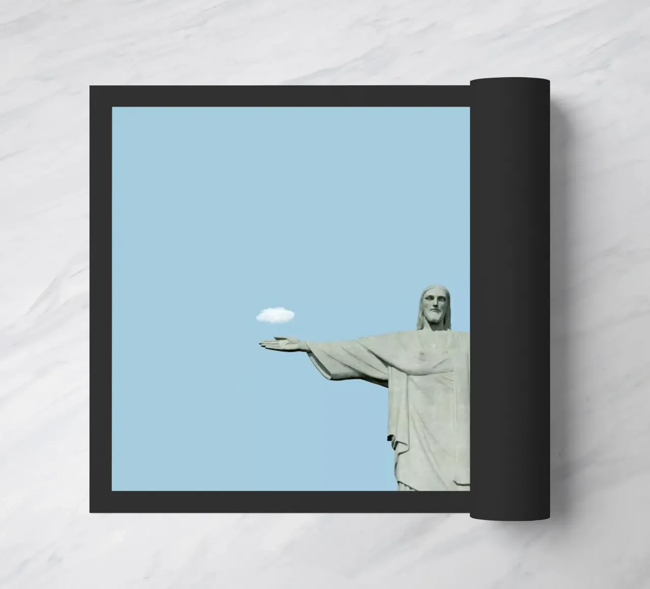 Zenquilibrium doormat by Rafael Burato