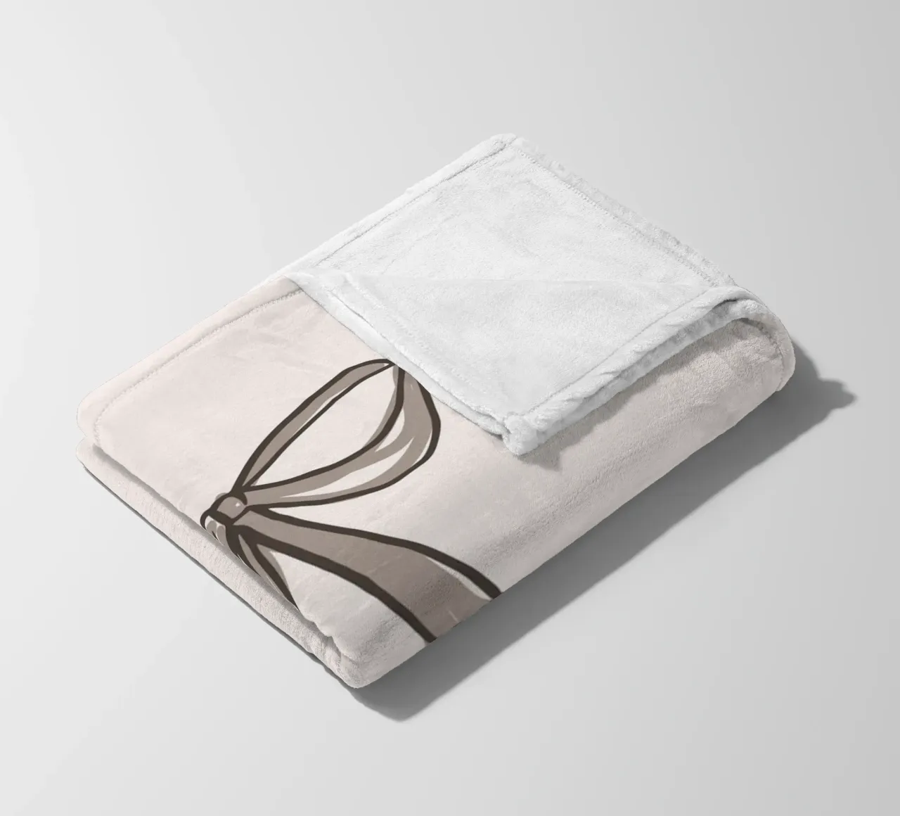 Loop fleece blanket by KRUTH DESIGN