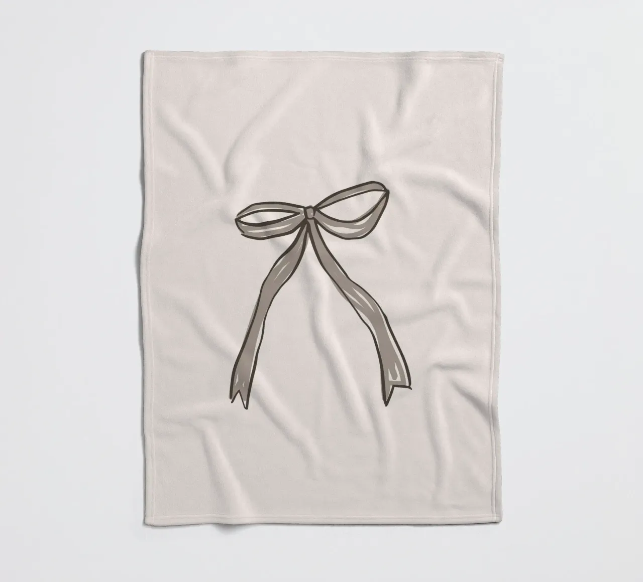 Loop fleece blanket by KRUTH DESIGN