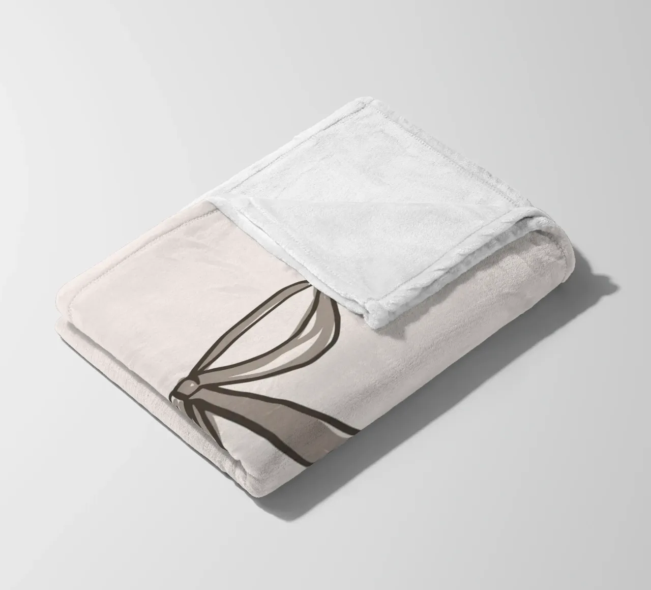 Loop fleece blanket by KRUTH DESIGN