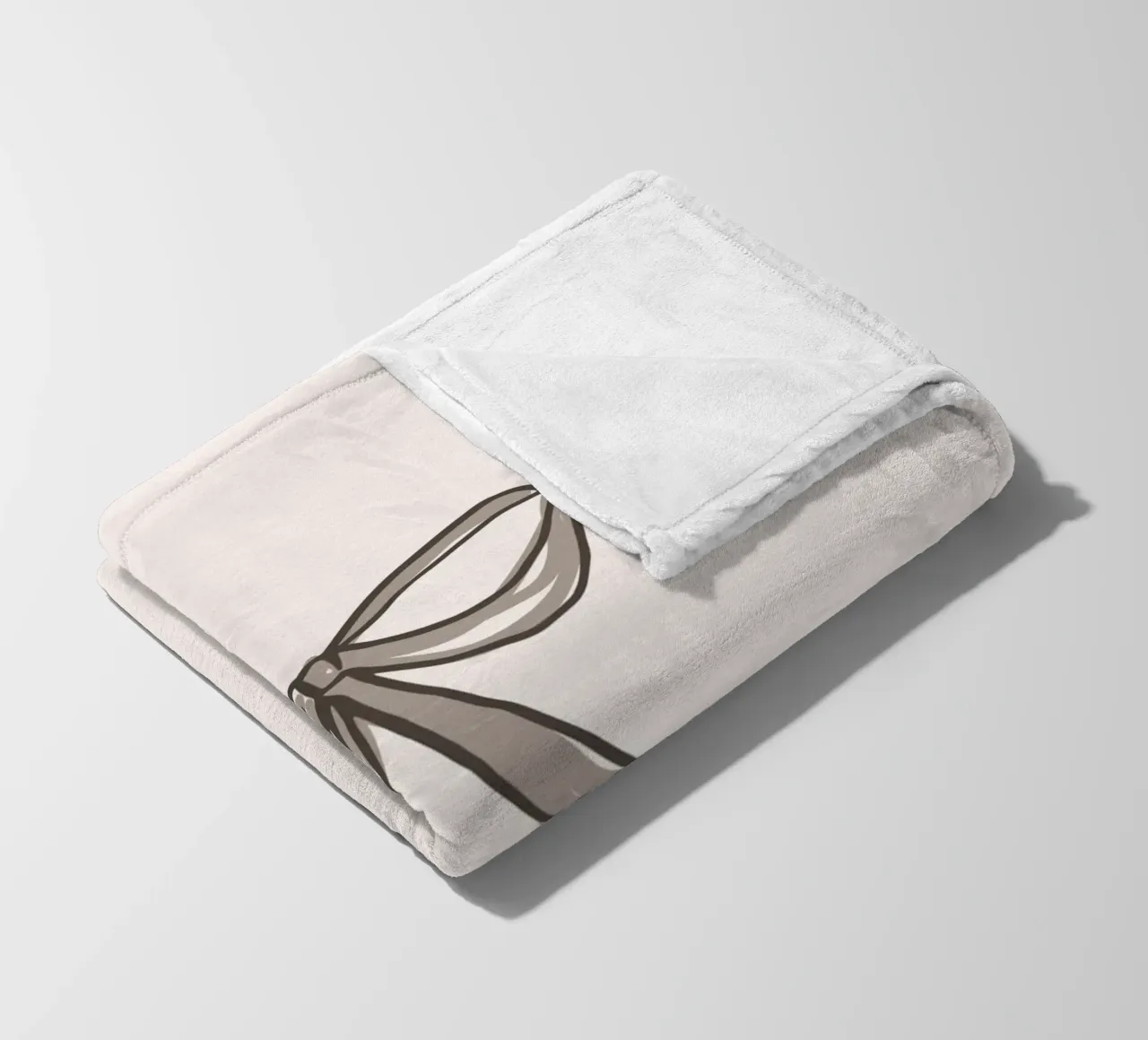 Loop fleece blanket by KRUTH DESIGN