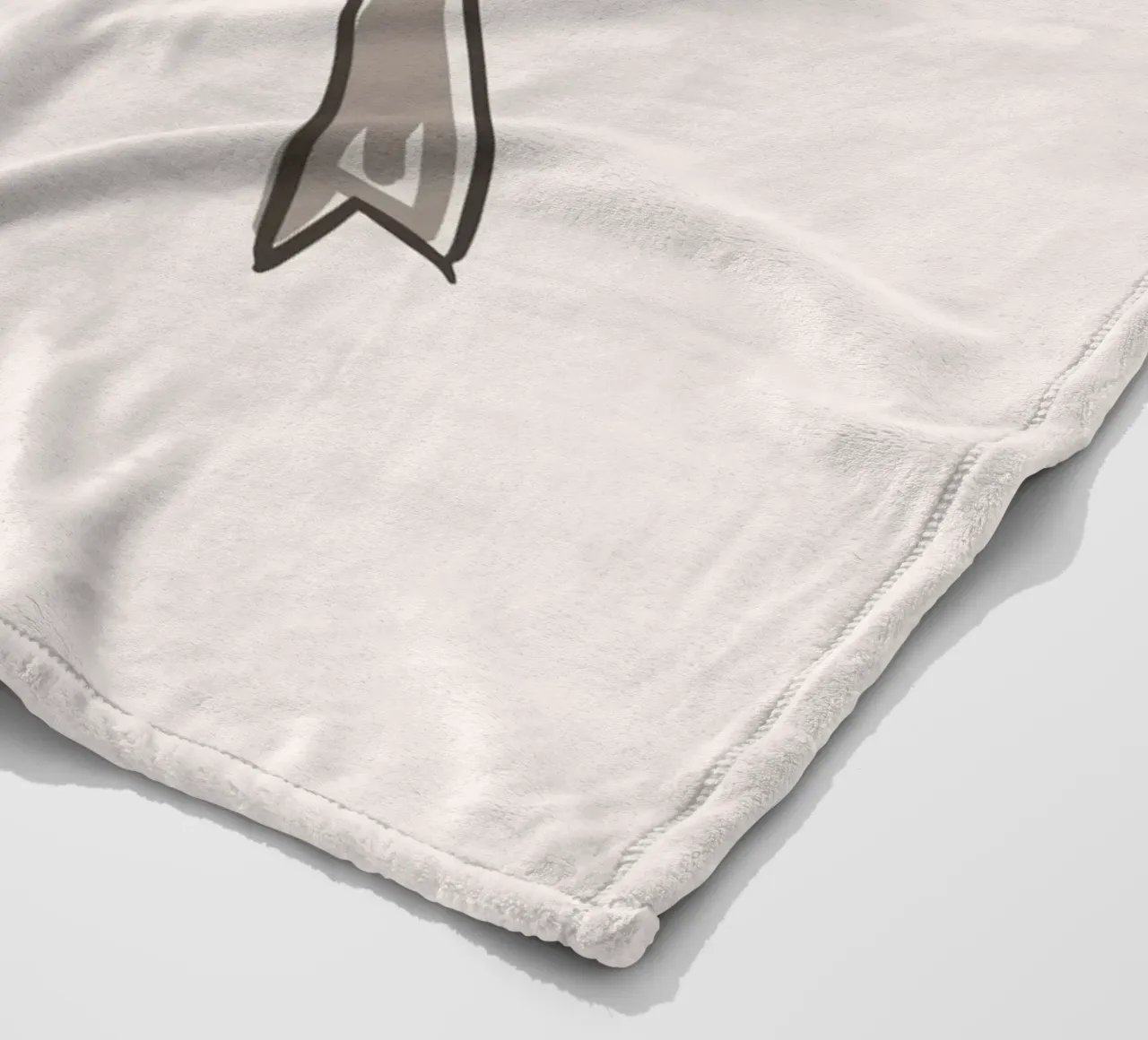 Loop fleece blanket by KRUTH DESIGN