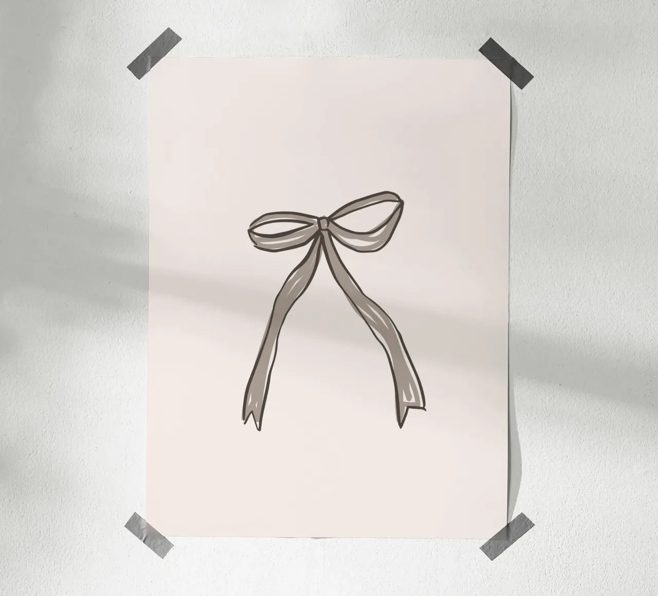 Anello poster con telaio in legno da KRUTH DESIGN