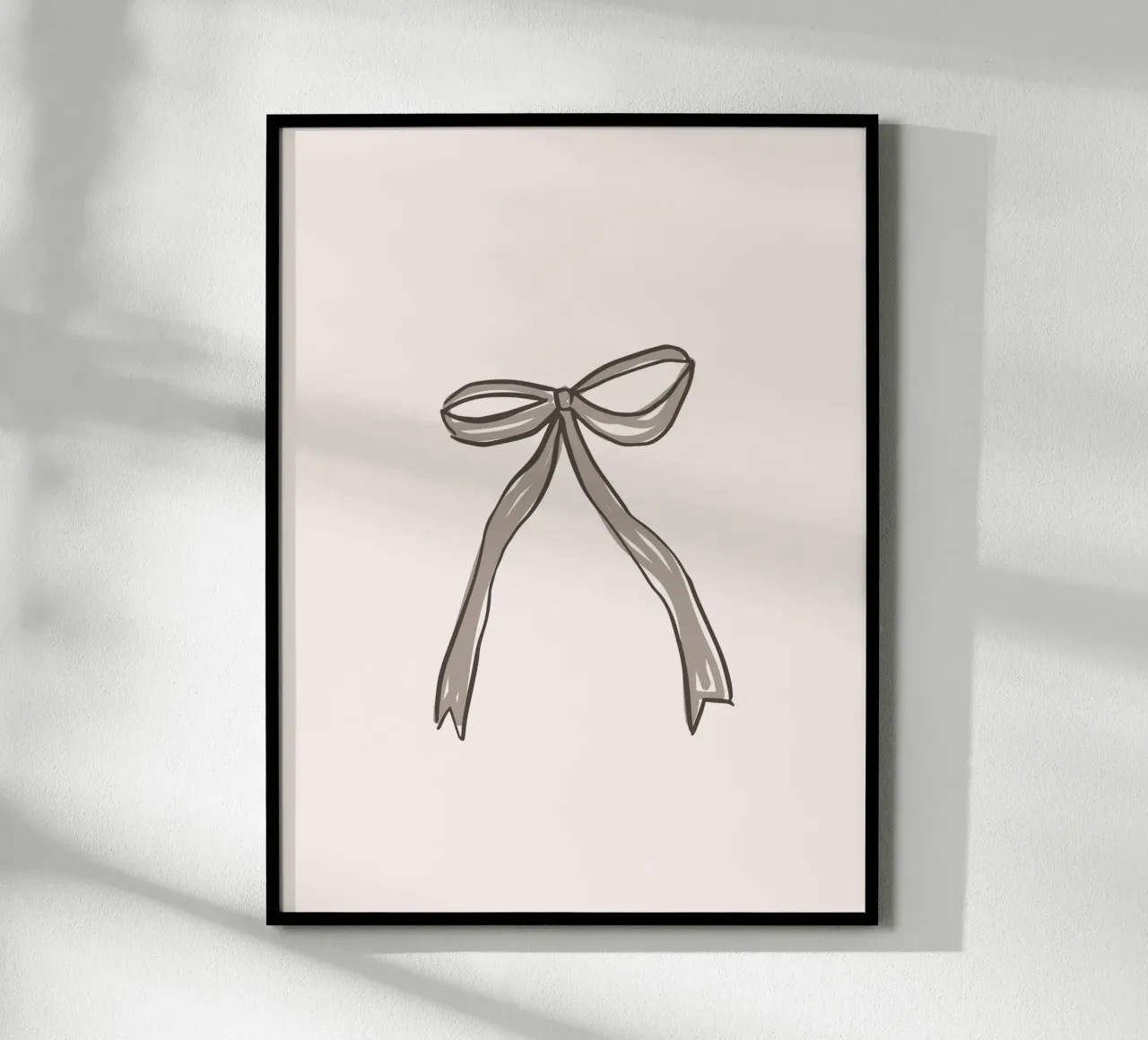 Anello poster con telaio in legno da KRUTH DESIGN