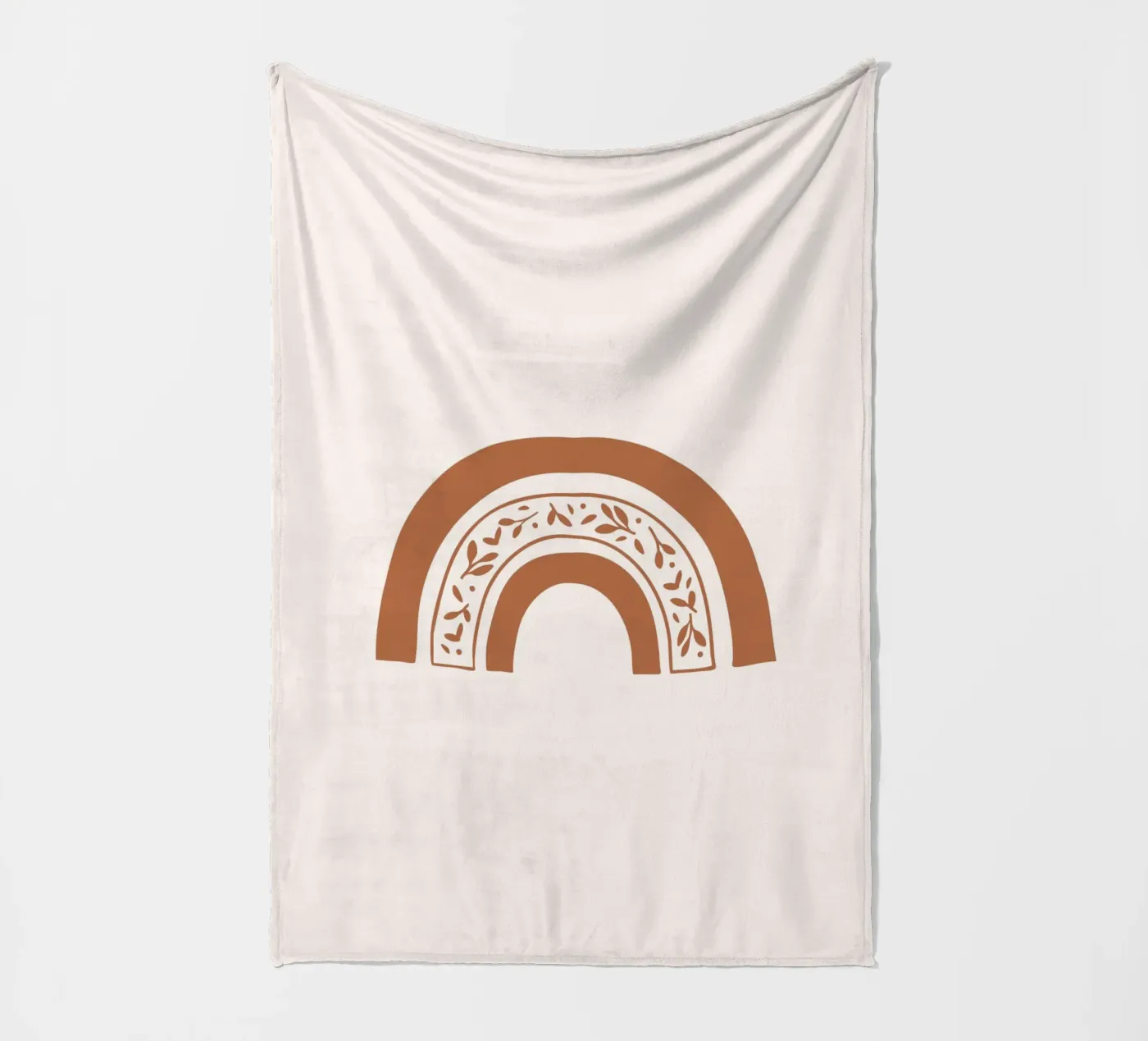 Rainbow fleece blanket by KRUTH DESIGN