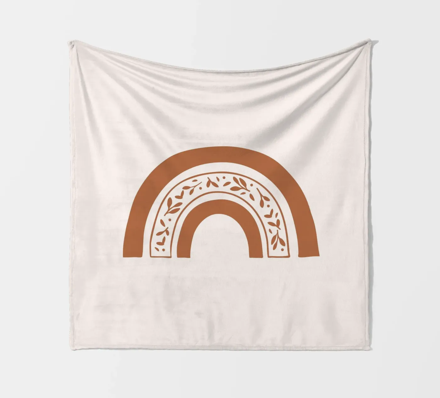 Rainbow fleece blanket by KRUTH DESIGN