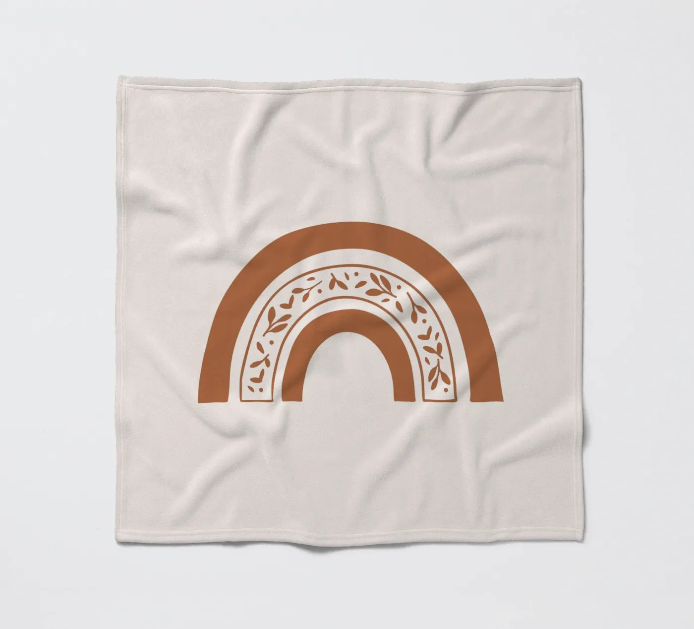 Rainbow fleece blanket by KRUTH DESIGN