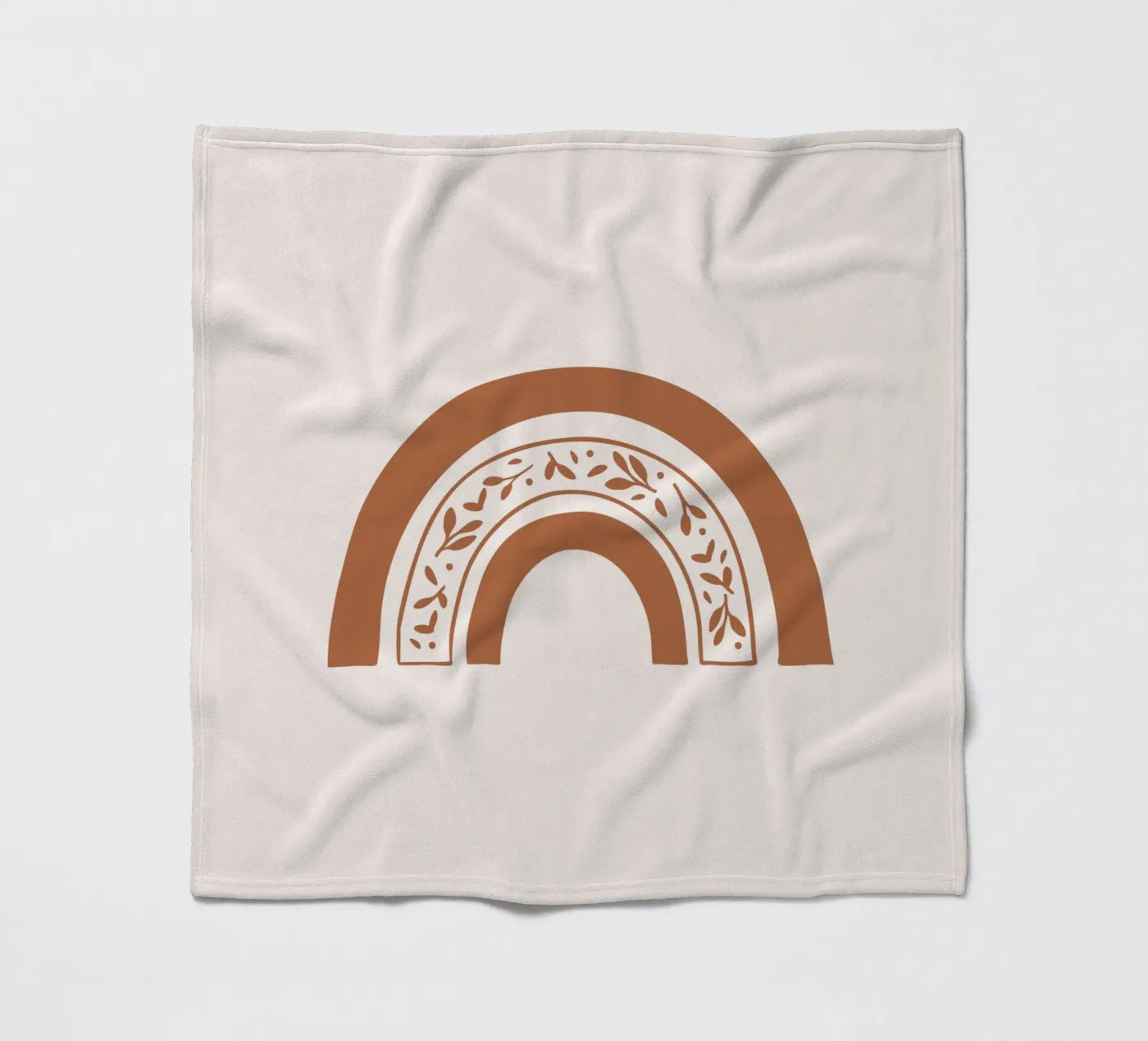 Rainbow fleece blanket by KRUTH DESIGN