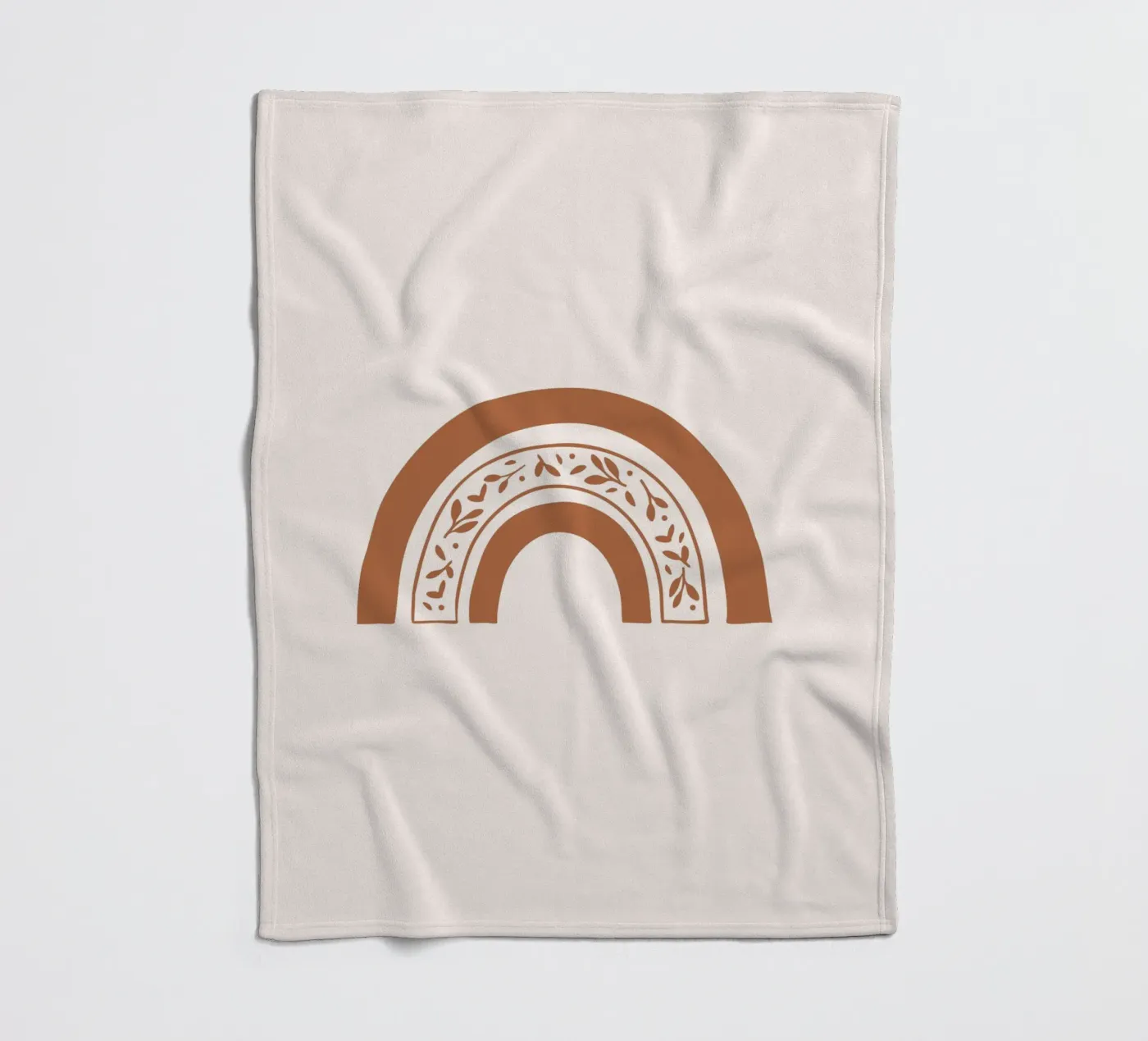 Rainbow fleece blanket by KRUTH DESIGN