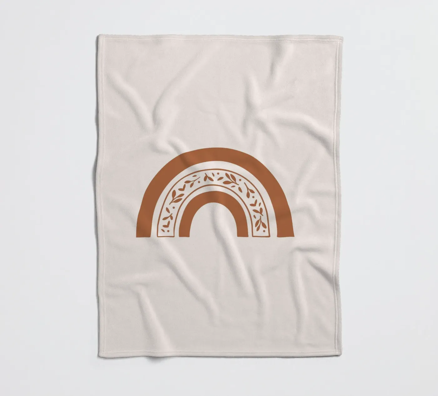 Rainbow fleece blanket by KRUTH DESIGN