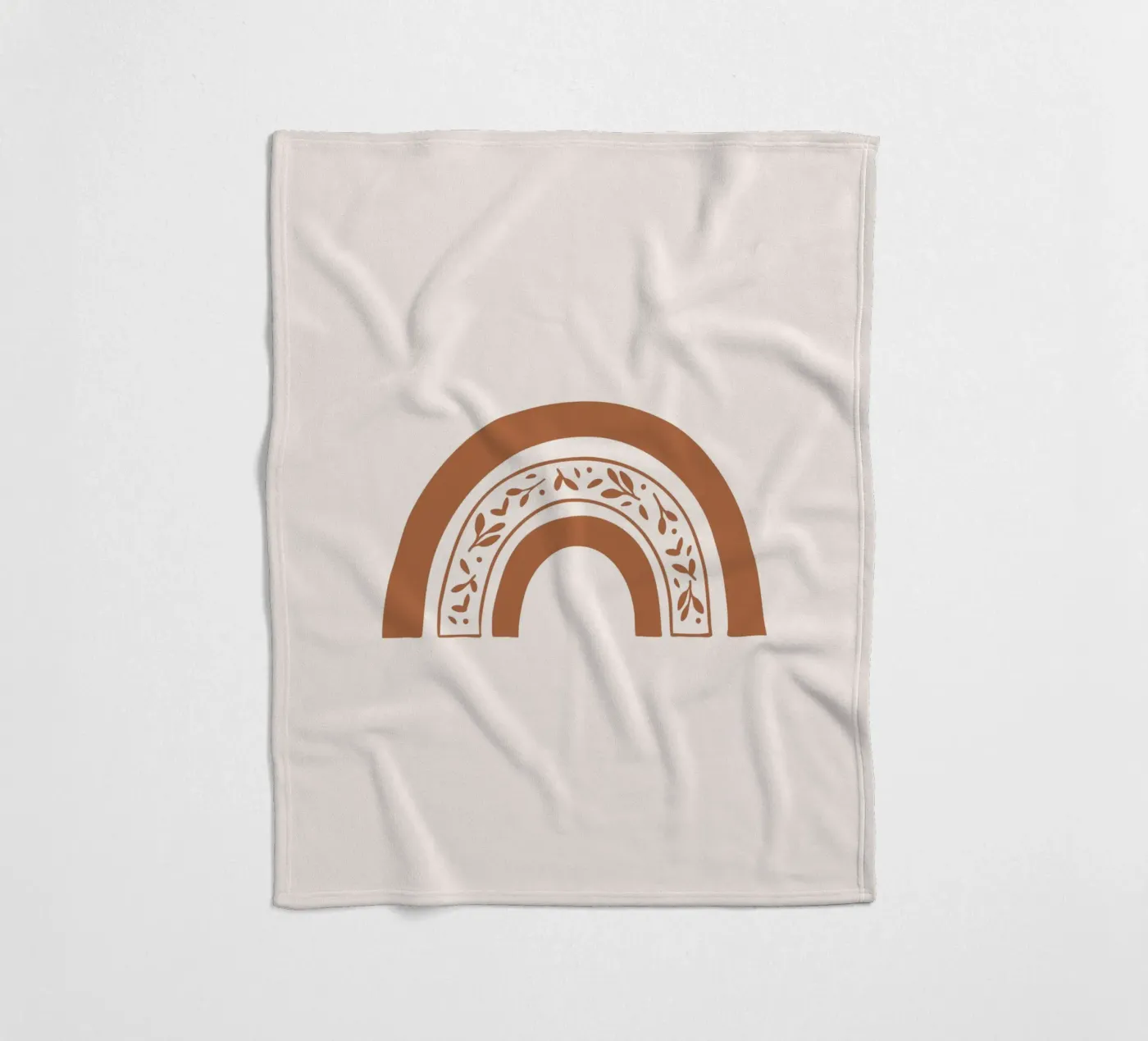 Rainbow fleece blanket by KRUTH DESIGN