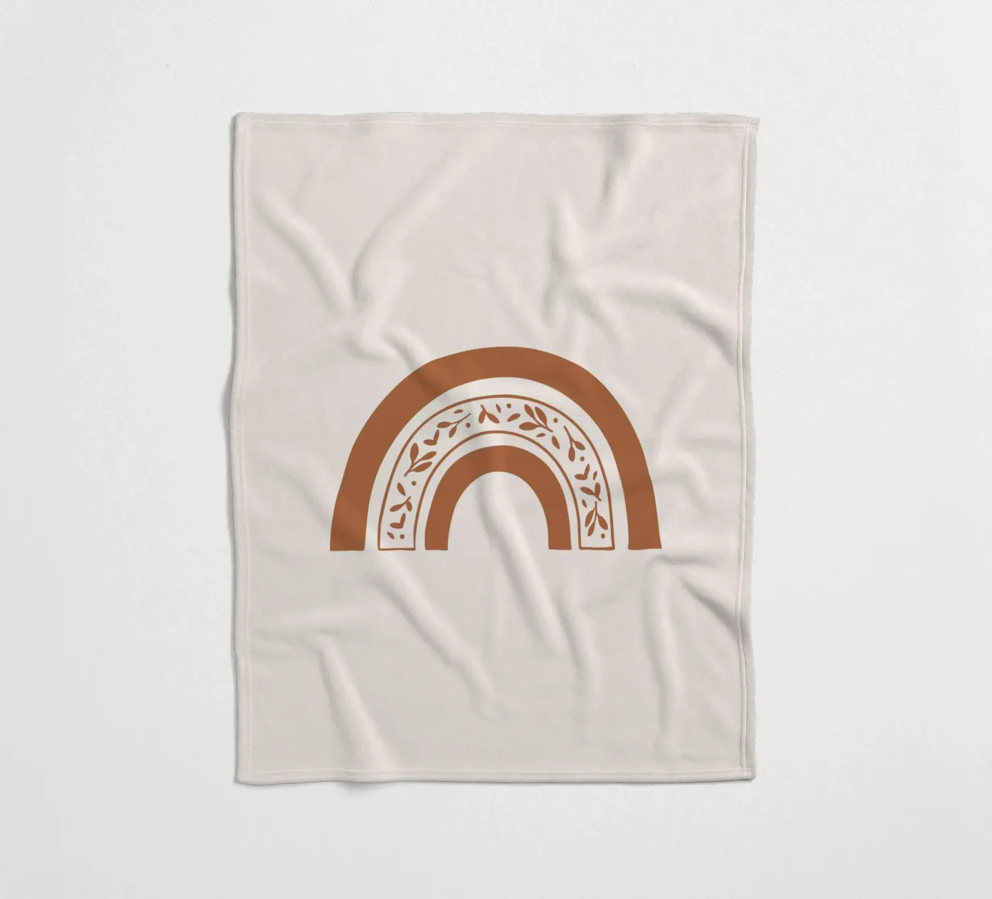 Rainbow fleece blanket by KRUTH DESIGN