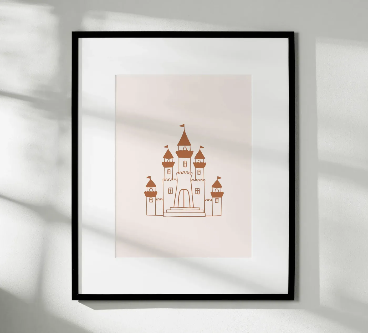 Castle poster by KRUTH DESIGN