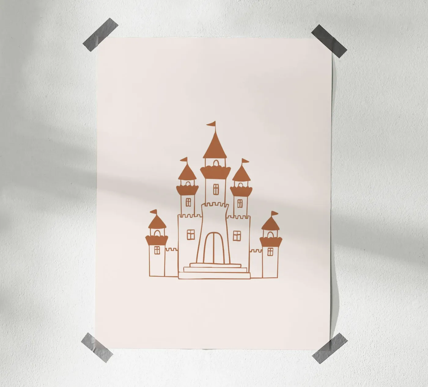 Castle poster by KRUTH DESIGN