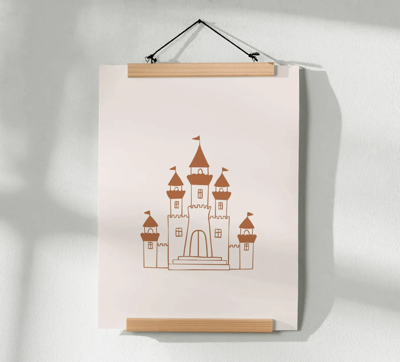 Castle poster by KRUTH DESIGN