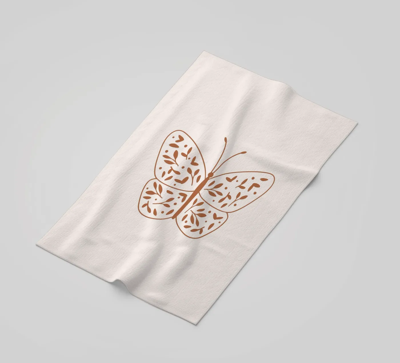 Butterfly Strandtuch von KRUTH DESIGN