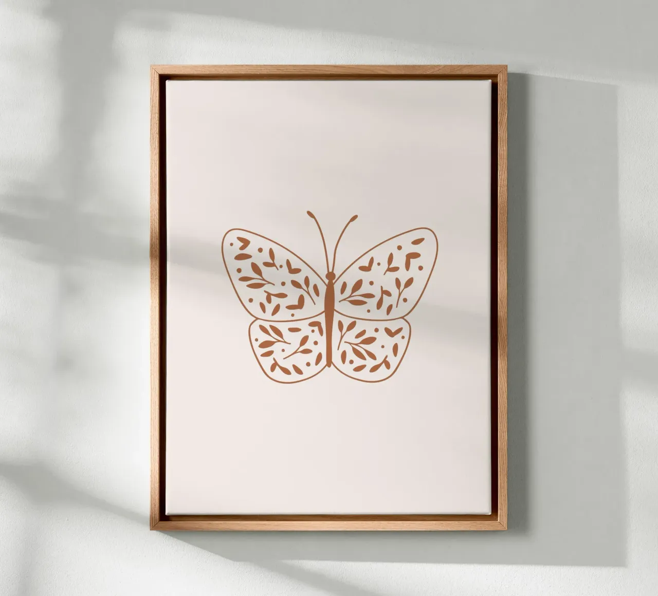 Farfalla tela con Cornice a cassetta da KRUTH DESIGN