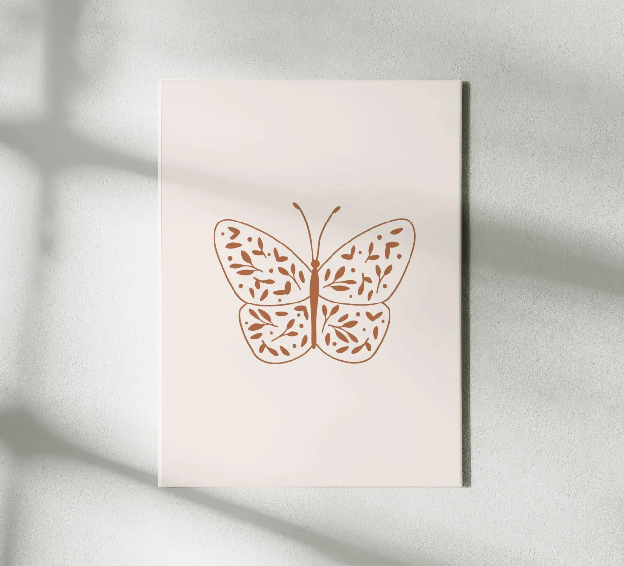 Farfalla tela con Cornice a cassetta da KRUTH DESIGN
