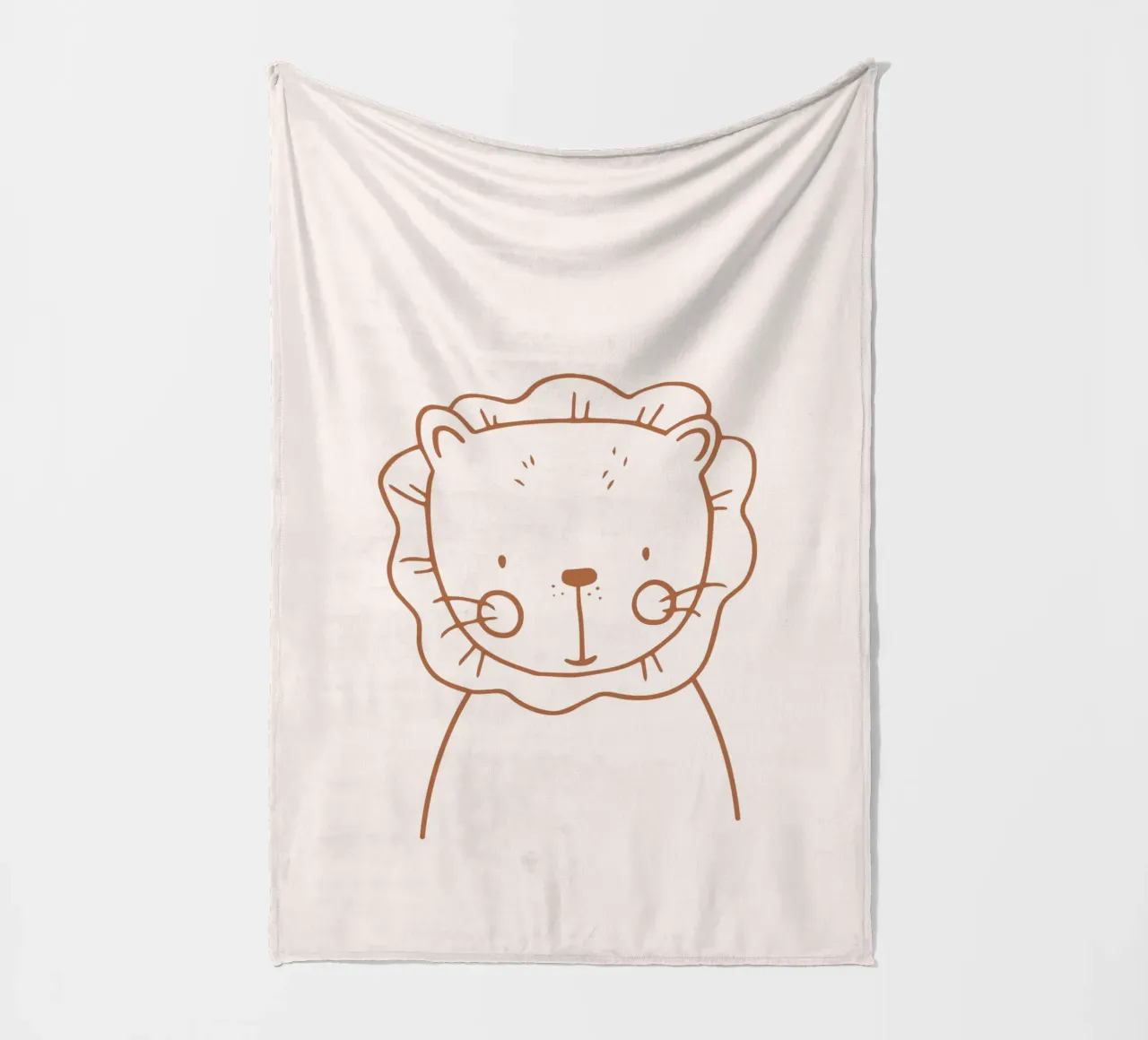 Leone coperta in pile da KRUTH DESIGN