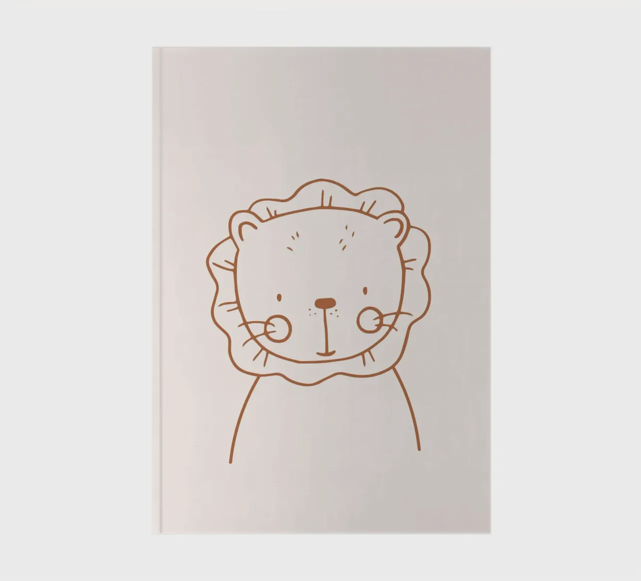 Lion notebook by KRUTH DESIGN