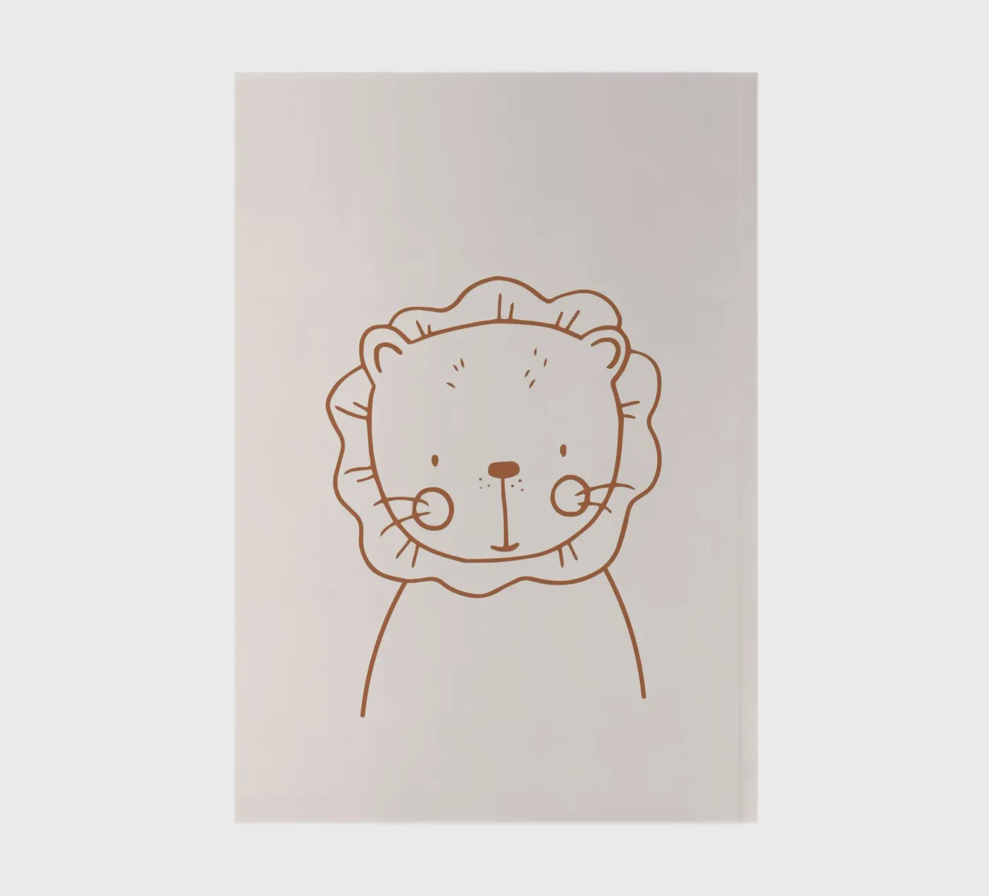 Lion notebook by KRUTH DESIGN