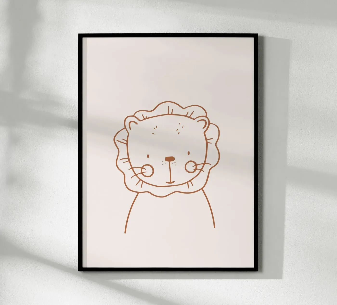 Löwe Poster von KRUTH DESIGN
