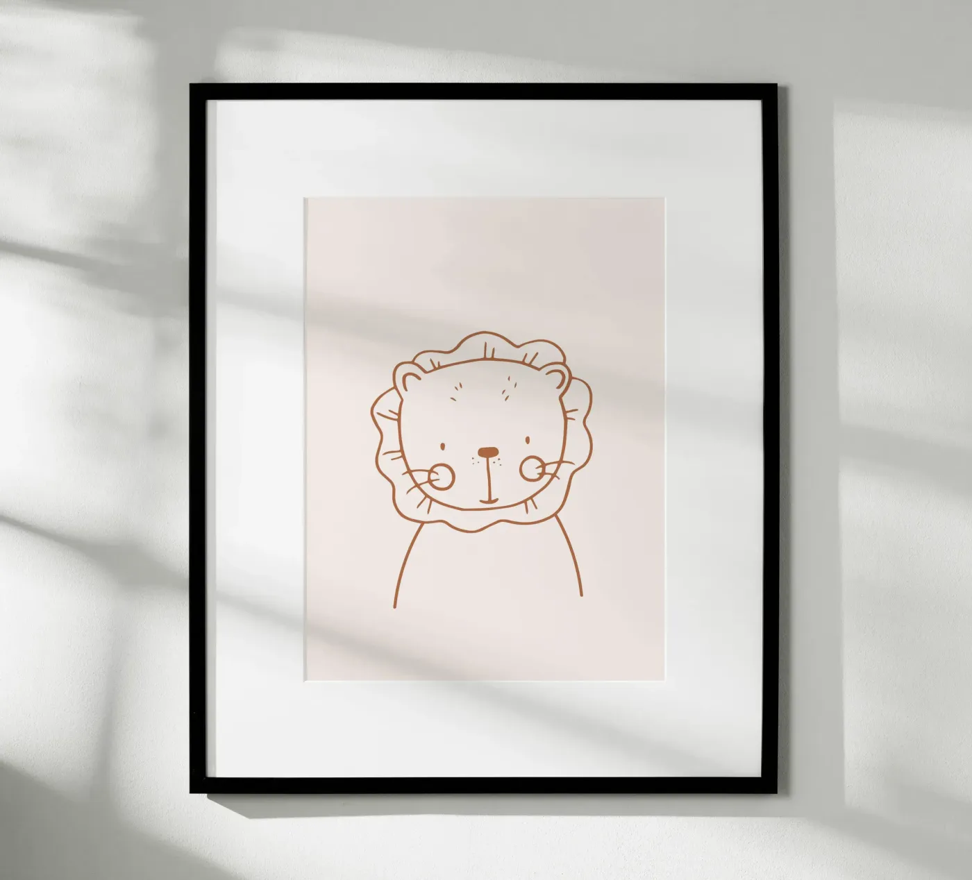 Löwe Poster von KRUTH DESIGN