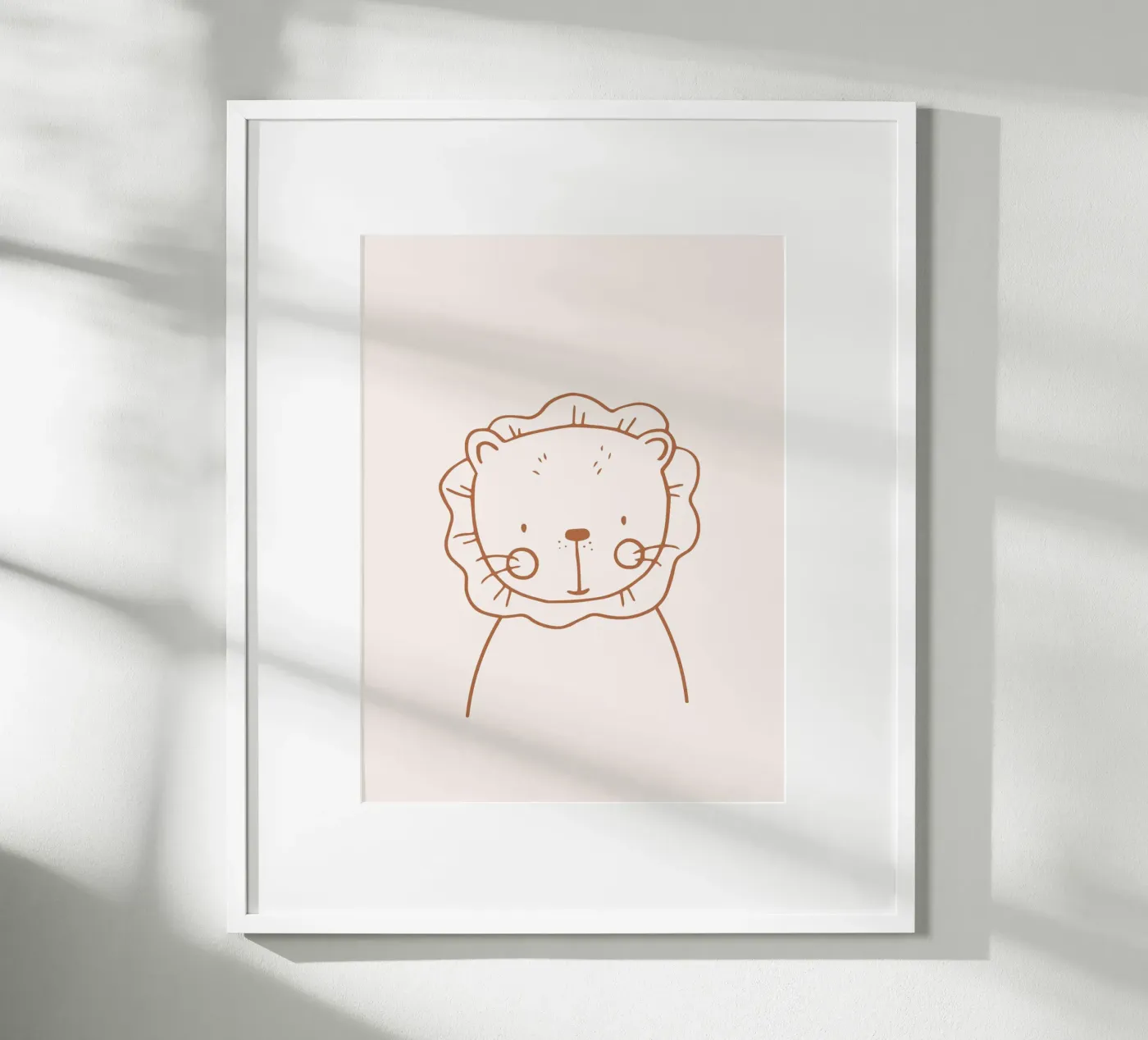 Löwe Poster von KRUTH DESIGN