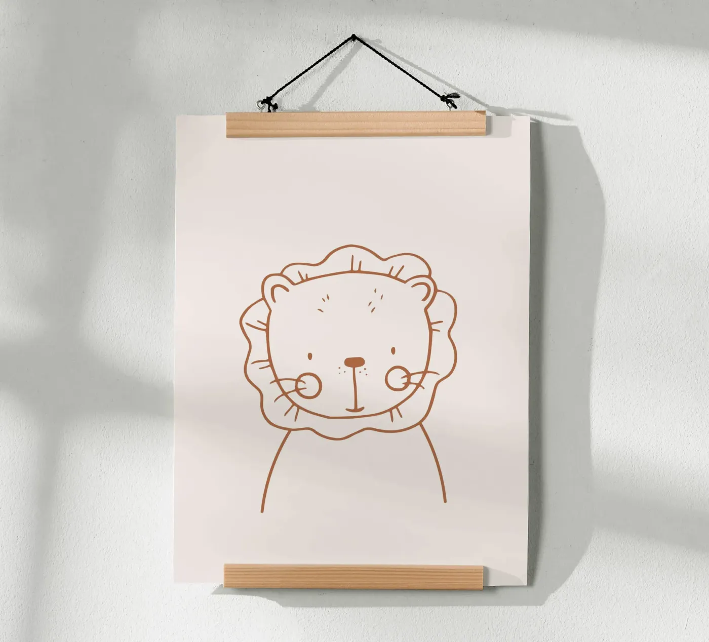 Löwe Poster von KRUTH DESIGN