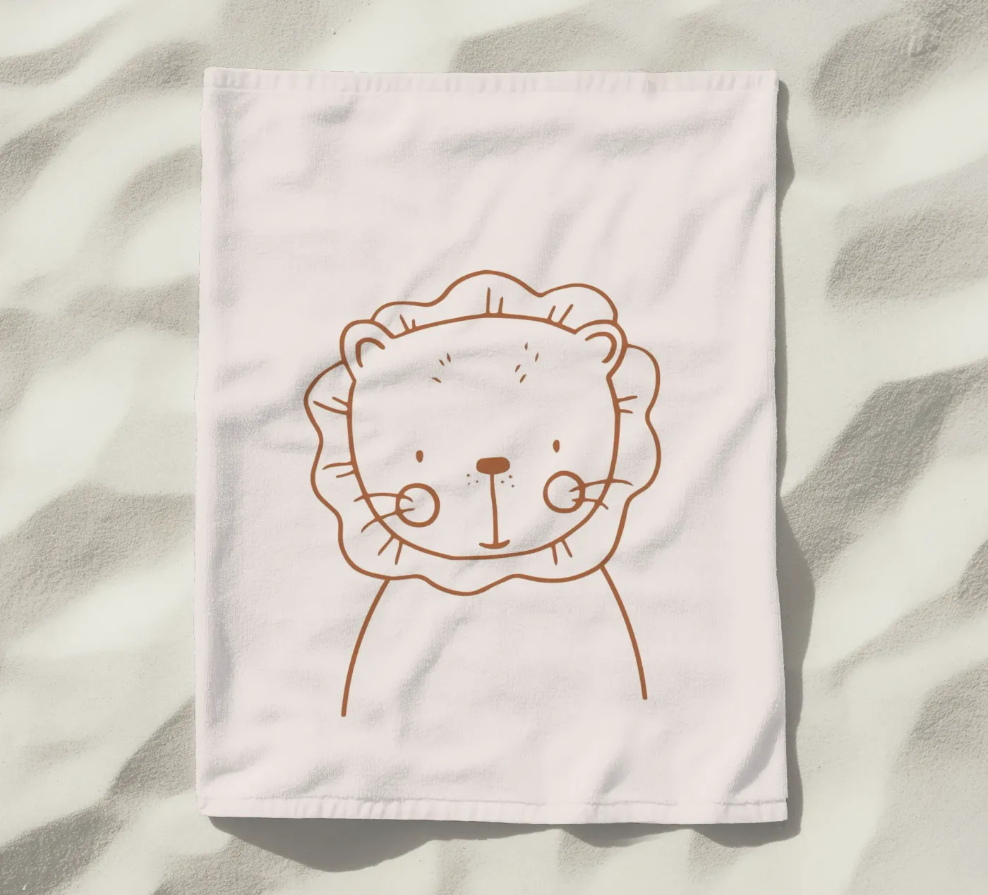 Leone telo mare da KRUTH DESIGN