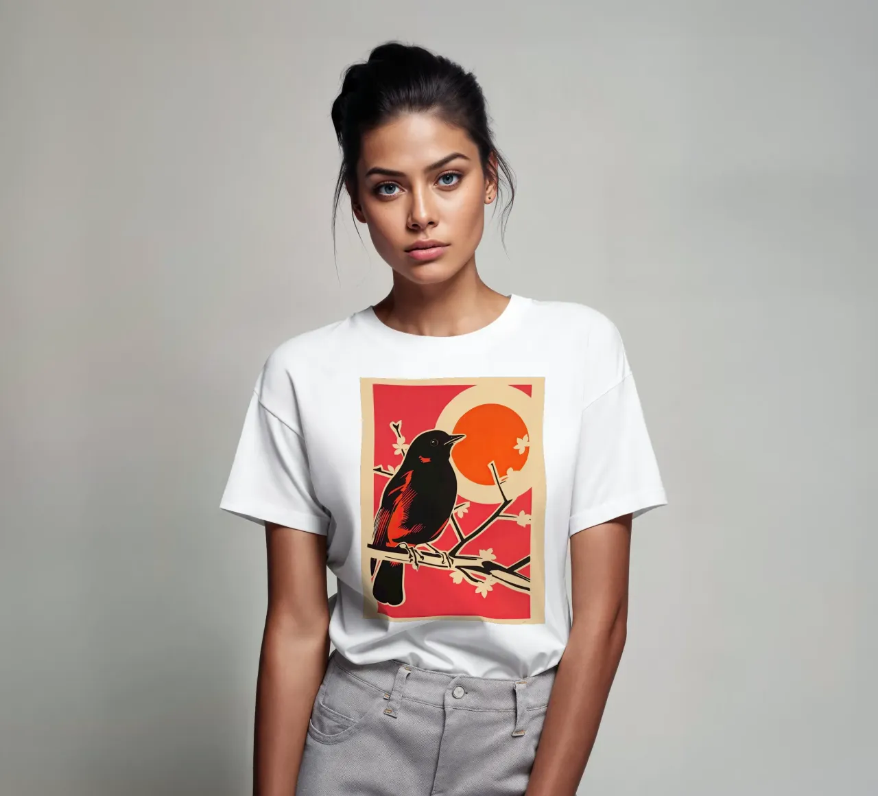 Bird on the Branch t-shirt by DaarbyN