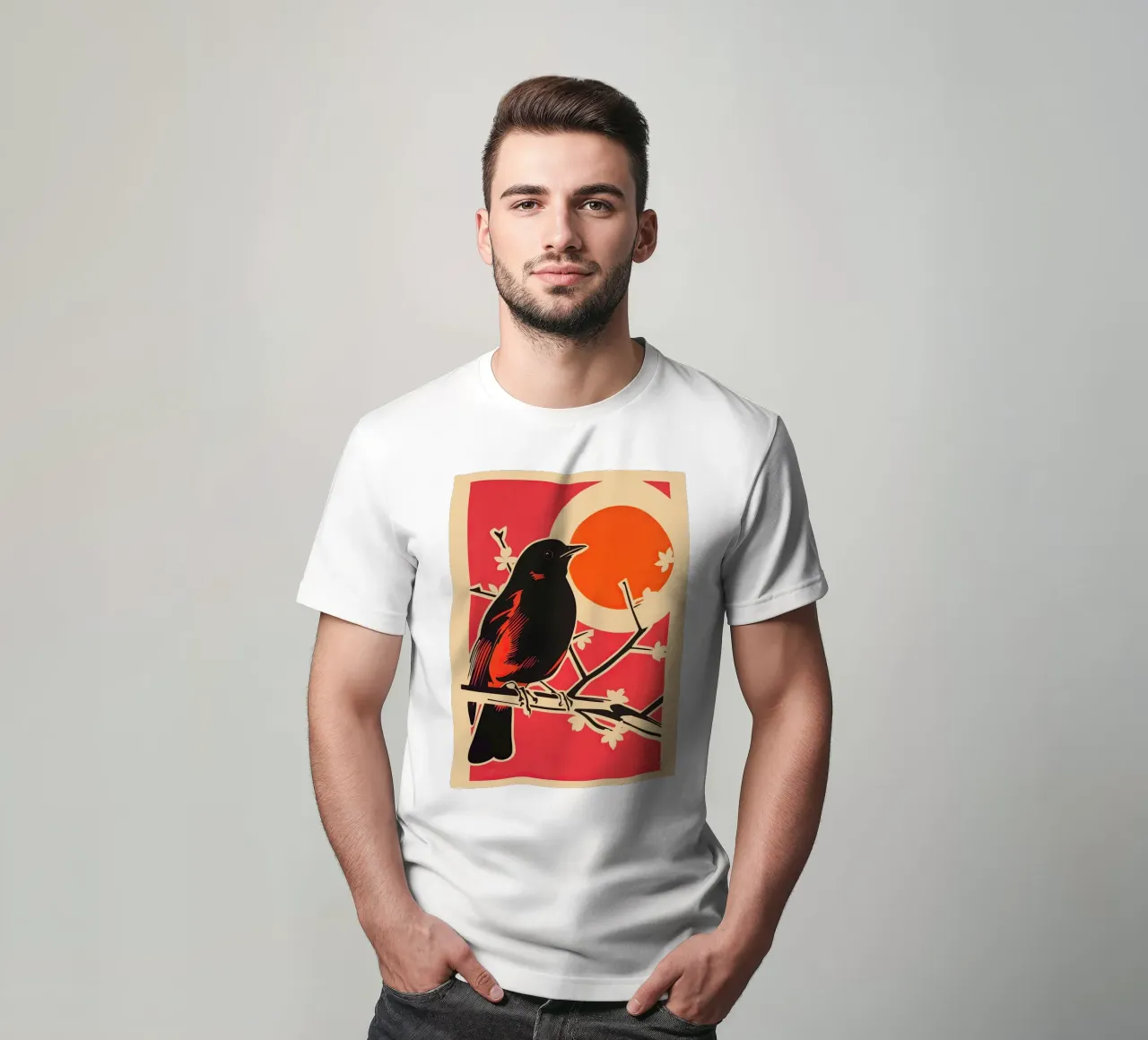 Bird on the Branch t-shirt by DaarbyN