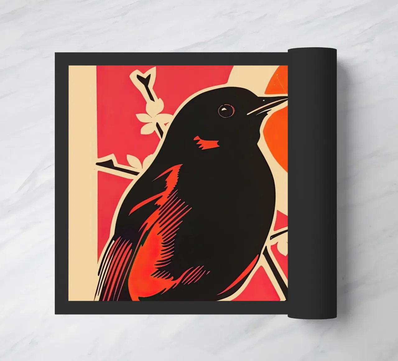 Uccello sul ramo zerbino da DaarbyN